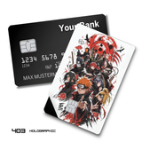 Credit Card Skin Sticker - Naruto - Akatsuki Group - Holographic