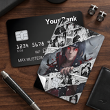 Credit Card Skin Sticker - Naruto - Itachi Manga Panels Red Eyes - Holographic