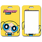 ID Card Badge Holder - Powerpuff Girls - Bubbles With Angry Face On Yellow