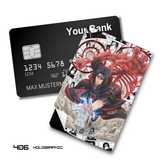 Credit Card Skin Sticker - Naruto - Itachi Uchiha - Holographic