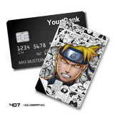Credit Card Skin Sticker - Naruto - Naruto Manga Panel - Holographic