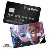 Credit Card Skin Sticker - Jujutsu Kaisen - Gojo Sukuna Anime - Holographic