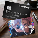 Credit Card Skin Sticker - Jujutsu Kaisen - Gojo Sukuna Anime - Holographic