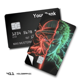 Credit Card Skin Sticker - One Piece - Luffy And Zoro Lightning - Holographic