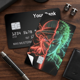 Credit Card Skin Sticker - One Piece - Luffy And Zoro Lightning - Holographic