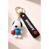 3D PVC Figure Keychain - Peanuts - Snoopy Holding Basketball