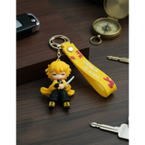 3D PVC Figure Keychain - Demon Slayer - Zenitsu Sleeping With Sword