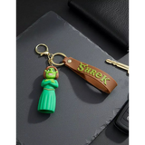 3D PVC Figure Keychain - Shrek - Fiona In Green Dress, Arms Crossed