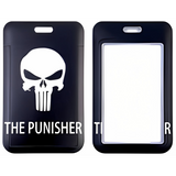 ID Card Badge Holder - Marvel - The Punisher Skull Logo Black Card