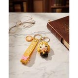 3D PVC Figure Keychain - Harry Potter - Hermione Granger Holding Wand