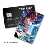 Credit Card Skin Sticker - One Piece - Luffy Gear Five - Holographic