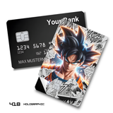 Credit Card Skin Sticker - Dragon Ball - Goku Ultra Instinct - Holographic