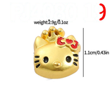 Bracelet Charm - Hello Kitty - Hello Kitty face with bow