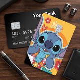 Credit Card Skin Sticker - Lilo & Stitch - Stitch Hawaiian Lei Summer Fun