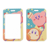 ID Card Badge Holder - Kirby - Kirby and Waddle Dee with Desserts