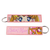 Embroidery Keychain - Sailor Moon - Usagi Tsukino (Eyes & Logo)