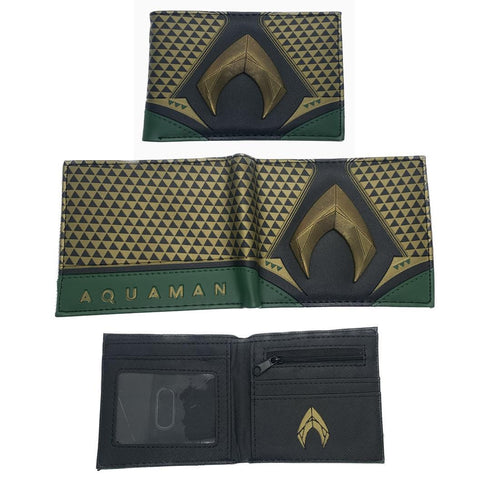 Short Wallet - DC - Aquaman Enamel Logo