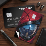 Credit Card Skin Sticker - Marvel - Spider-Man Eye City Reflection - Holographic