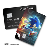 Credit Card Skin Sticker - Sonic the Hedgehog - Sonic Running - Holographic