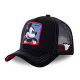 Baseball Cap - Mickey Mouse & Friends - Mickey Mouse Black Red Frame Color Patch