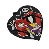 The Nightmare Before Christmas Jack & Sally PVC keychain