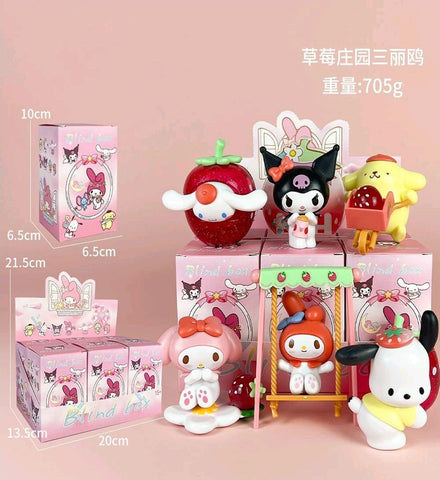 Blind Box - Cartoon  Figure - Sanrio - Strawberry Series