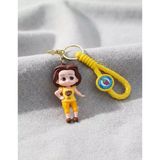 3D PVC Figure Keychain - Disney Princess - Chibi Belle Beast Forever Shirt