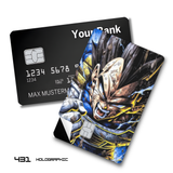 Credit Card Skin Sticker - Dragon Ball - Vegeta Ultra Ego - Holographic