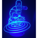 3D LED Night Light - Marvel - Captain America (2)