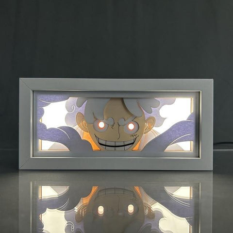 3D Paper Carving Light Lamp - Nika Luffy