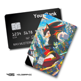 Credit Card Skin Sticker - Sonic the Hedgehog - Shadow The Hedgehog - Holographic