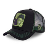 Baseball Cap - Marvel - Hulk Black Green Stitch Trucker