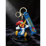 3D PVC Figure Keychain - Pajaro Loco - Woody Woodpecker Jumping Thumbs Up