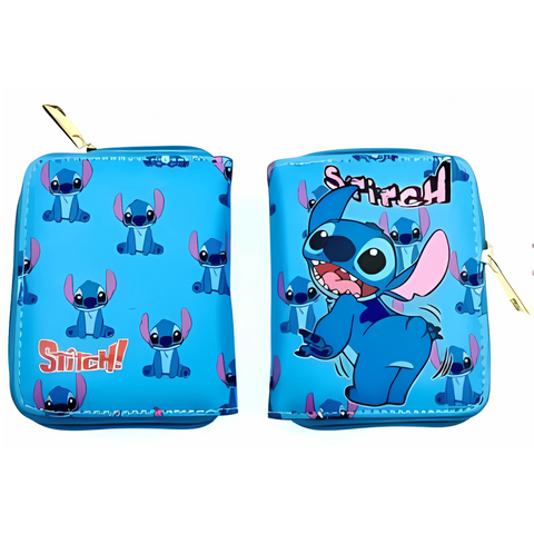 Zippered Short Wallet - Disney - Lilo & Stitch