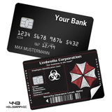 Credit Card Skin Sticker - Resident Evil - Umbrella Corporation Employee ID Card - Holographic