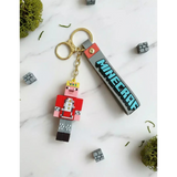 3D PVC Figure Keychain - Minecraft - Technoblade Crowned Robe