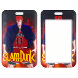 ID Card Badge Holder - Slam Dunk - Hanamichi Sakuragi In Red Jersey With Basketball