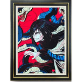 3D Light Frame - Naruto - Orochimaru With Snakes And Long Black Hair