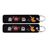 Embroidery Keychain - Horror / Pac-Man - Horror Villains, Pac-man