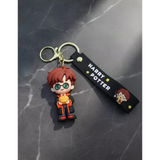 3D PVC Figure Keychain - Harry Potter - Chibi Harry Holding Pumpkin