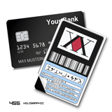 Credit Card Skin Sticker - Hunter x Hunter - Hunter License Card - Holographic