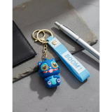 3D PVC Figure Keychain - KPop Demon Hunters - Mochi Sitting