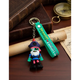 3D PVC Figure Keychain - Plants vs. Zombies - Captain Deadbeard Zombie