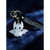 3D PVC Figure Keychain - How to Train Your Dragon - Chibi Light Fury Variant 2