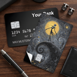 Credit Card Skin Sticker - The Nightmare Before Christmas - Jack Skellington Starry Night
