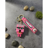 3D PVC Figure Keychain - Minecraft - Saddled Pig