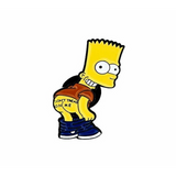 Enamel Pin - The Simpsons - Bart Simpson Mooning Don't Tread On Me