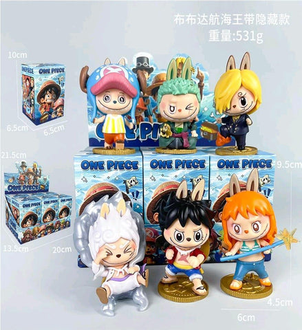 Blind Box - Cartoon  Figure - Labubu - One Piece Series
