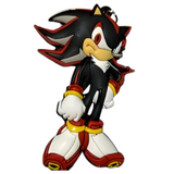 Sonic Shadow the Hedgehog PVC keychain