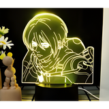 3D LED Night Light - Attack on Titan - Mikasa Ackerman (4)